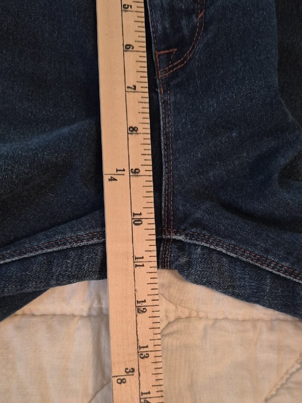 Curve Appeal High Rise Skinny Jeans w/ Comfort Waistband- Size 10/30 - Picture 4 of 7